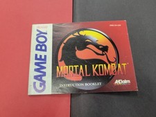 Nintendo Gameboy Mortal Kombat - Manual Only
