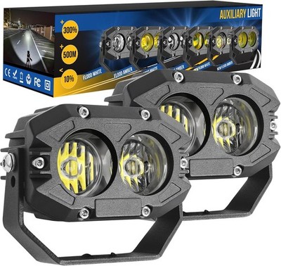 4 Zoll 2 Stück LED Pod Lichter Spot Flut Combo LED Nebel Fahren 4X4 Off Road Lichter 