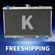 fit Nissan 240SX 2.4L 2ROWS Aluminum Radiator 1989-1994 1990 1991 1992 USA