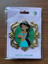 Jasmine – Aladdin Disney PALM Princess Cameo Enamel Pin (LE 400) 2025