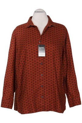 Walbusch Bluse Damen Oberteil Hemd Hemdbluse Gr. 48 Baumwolle Rot #daezzmz