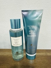 Victoria s Secret AQUA KISS Vacation Fragrance Mist 8.4oz Lotion Gift Set