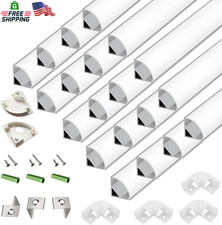 20-Pack 3.3FT 1Meter V Shape LED Strip Aluminum Channel Diffuser System, Extrude