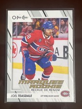 Joel Teasdale - 2023-24 O-Pee-Chee Marquee Rookie Card - Habs Hockey #577. rookie card picture