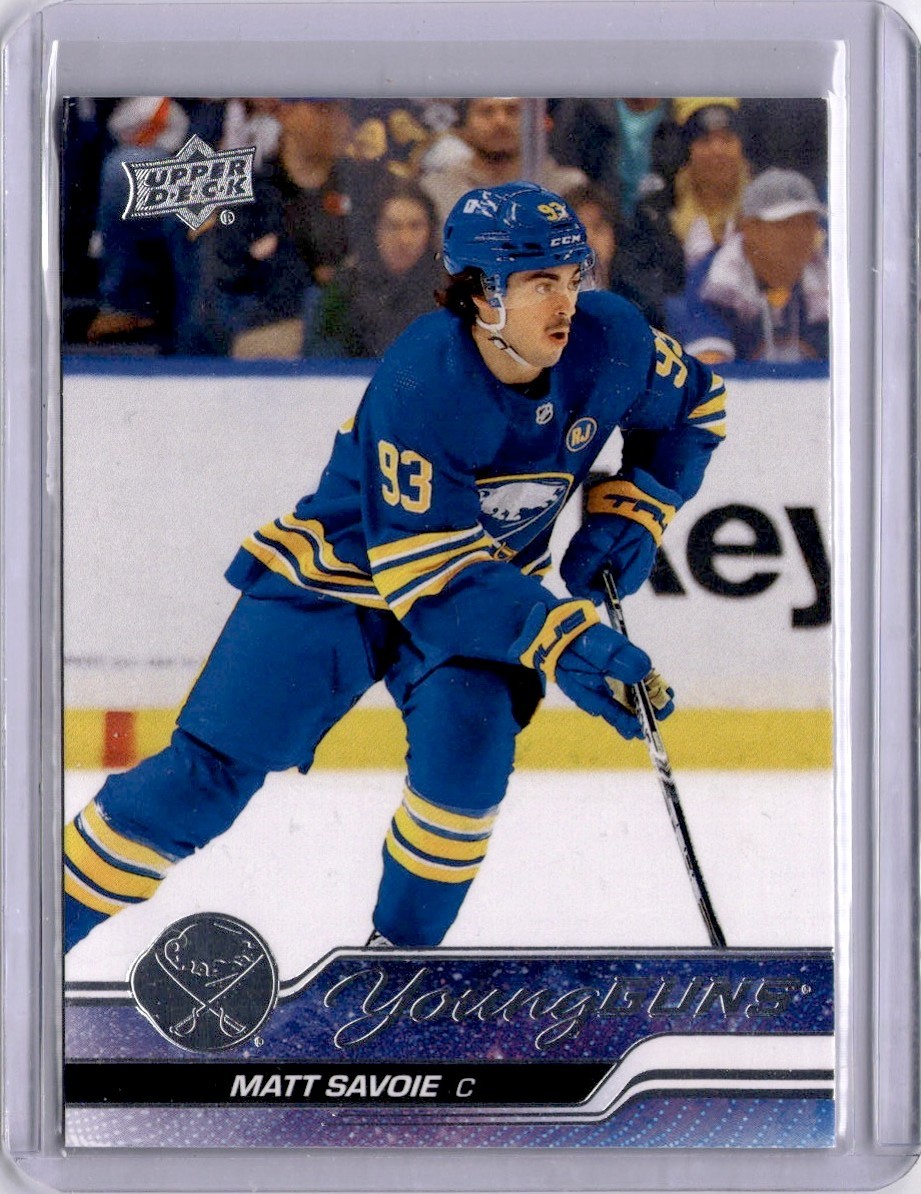 Matt Savoie Young Guns  #729 2023-24 Upper Deck [M184]