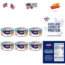 Swanson  Chunk Canned Chicken Breast - 9.75 OZ, Pack of 6 - Gluten-Free