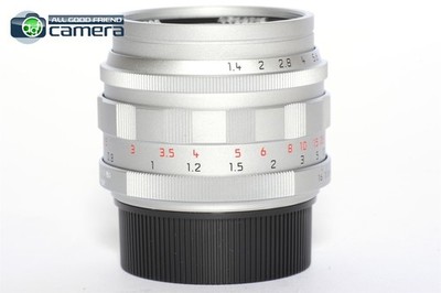 Leica Summilux-M 50mm f/1.4 Lens Silver Chrome Reissue 11714