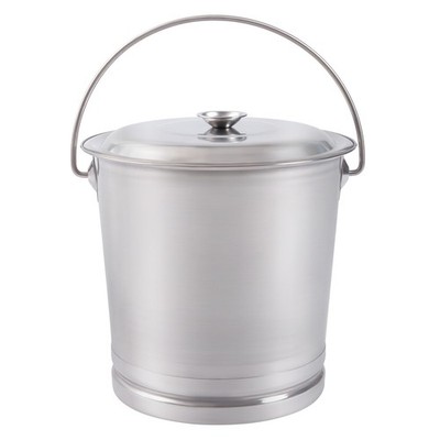 Large Capacity 14L Stainless Steel Barrel with Lid, Easy to Clean,
