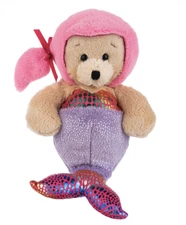 Ganz Wee Bears Mermaid Costume Plush Stuffed Animal Toy, 6"