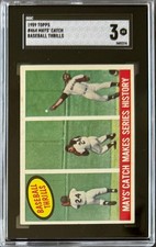 1959 Topps #464 Willie Mays’ Catch Makes Series History PSA 3 VG HOF+Free Ship!