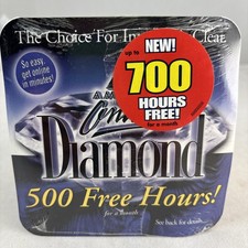 Vintage Rare 2000 AOL V5.0  Diamond  CD, New, Factory-Sealed, Classic 