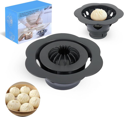 Baozi Maker Machine,6.57'' Dumpling Momo Maker Mold Plastic Kitchen Gadget Tool H