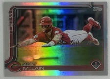 2025 Topps Series 2- Matt McClain Rainbow Foilboard #647 Reds