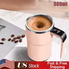 Automatic Magnetic Electric Self Stirring Mug Cup Mixing Coffee Tea Mixed Drink