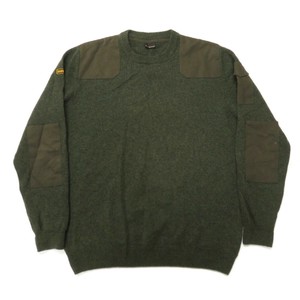 Barbour Heritage Patch Lã De Ovelha Suéter Masculina Xxl Verde Militar da tripulação | eBay