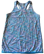 Tek Gear DryTek Womens Workout Active Wear Tank Top Blue Size S Small EUC Summer