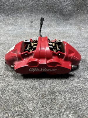 2017 - 2024 ALFA ROMEO GIULIA FRONT RIGHT RED DISC BRAKE CALIPER BREMBO OEM