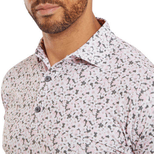 FOOTJOY 2025 PRIMROSE PRINT MENS GOLF POLO SHIRT / ALL COLOURS @ 45% OFF RRP - Picture 22 of 22