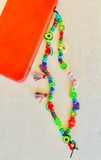 🥝Phone strap candy Alicia personalizzato con il nome e perline in vetro🥝