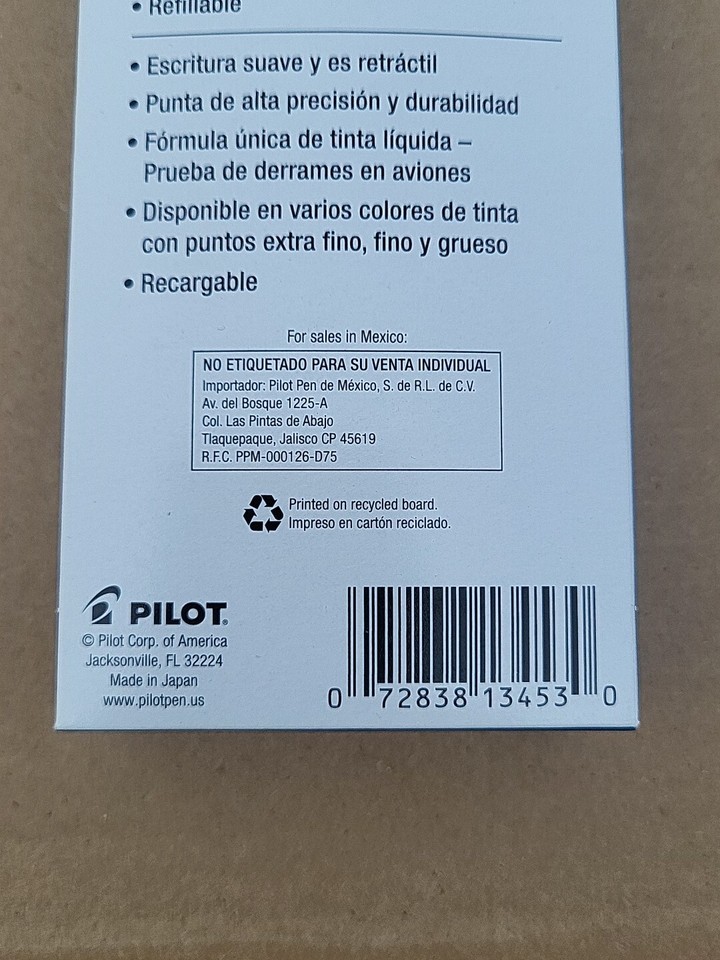 Pilot Precise V10 RT 12 Pens Premium Roller Ball 13453 Japan Writing