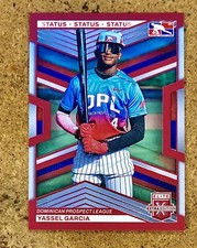 2023 Panini Elite Extra Edition Status Red Yasell Garcia #184 053/200 DPL