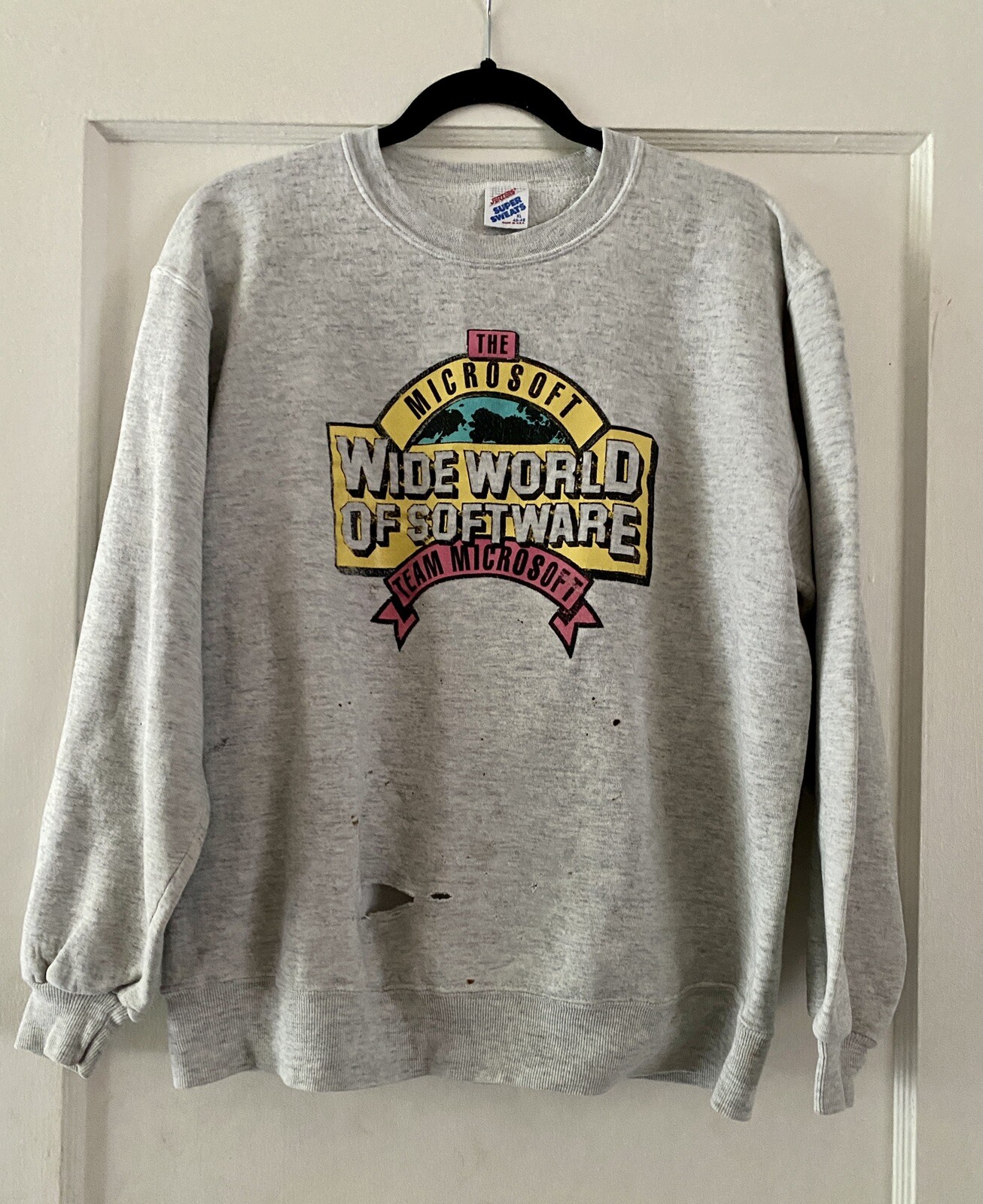 Vintage Microsoft Mac Apple Software Employee 80s… - image 1