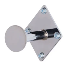 6 Wall Mount Faceouts Chrome 3" Hooks Steel Display Mounted Hook Clothes Fitting