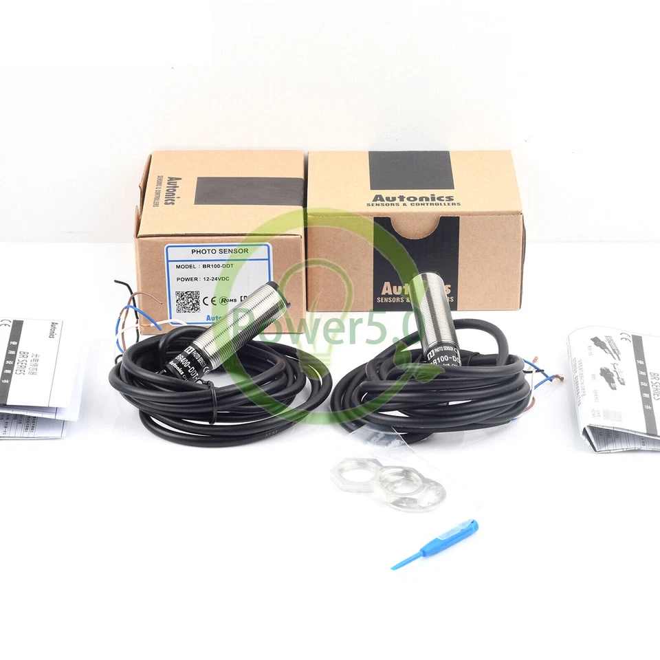 1PC  Autonics BR400-DDT Photoelectric Sensors Cylindrical Type NPN New - Image 2 of 4