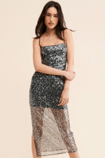 New ASTR The Label Jewel Midi Dress Size M