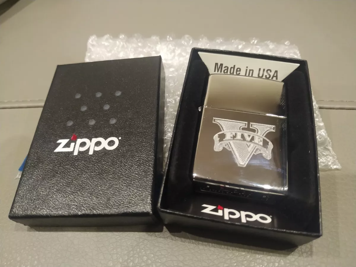 OFFICIAL GTA GRAND THEFT AUTO V 5 ROCKSTAR ZIPPO LIGHTER - RARE