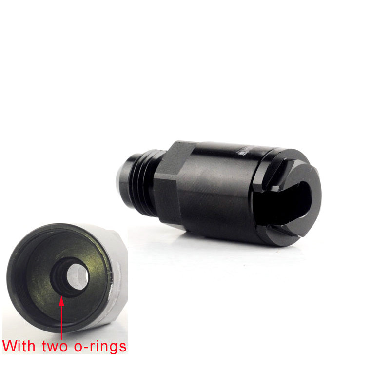Aluminum Fuel Line EFI Adapter Fitting -6 AN Male to 1/4in Quick