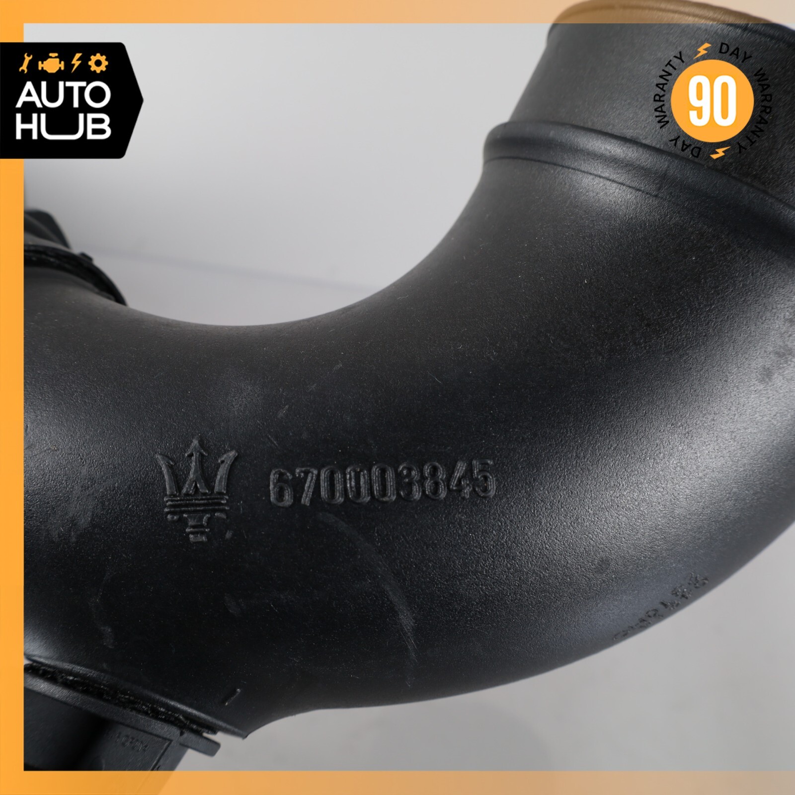 14-22 Maserati Quattroporte M156 Engine Right Air Intake Duct Pipe Hose Set OEM