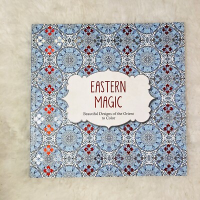 Barron's EASTERN MAGIC ADULT Designs Of The Orient COLORING BOOK 