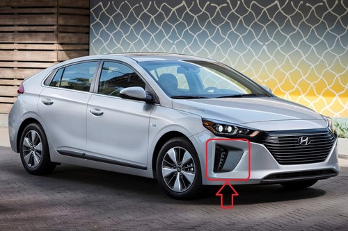 Genuine Fog Lamp 17-18-19 IONIQ Right Passenger Side Daytime Running Light Cover - Picture 2 of 5