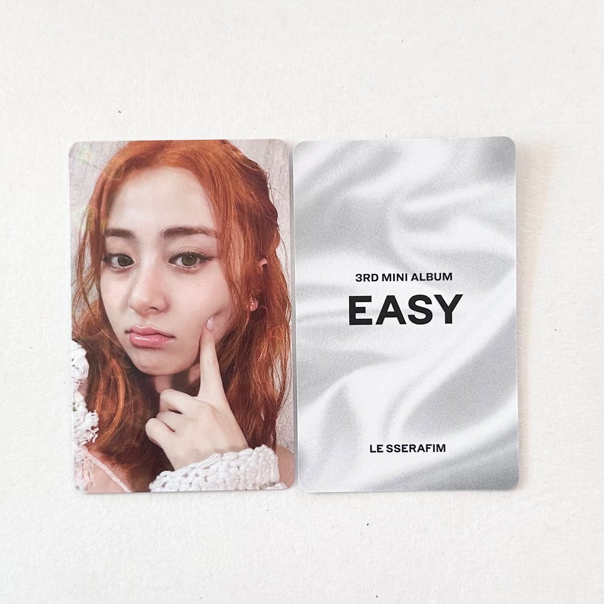 LE SSERAFIM] EASY / Weverse Japan Limited Heart shaped Hologram