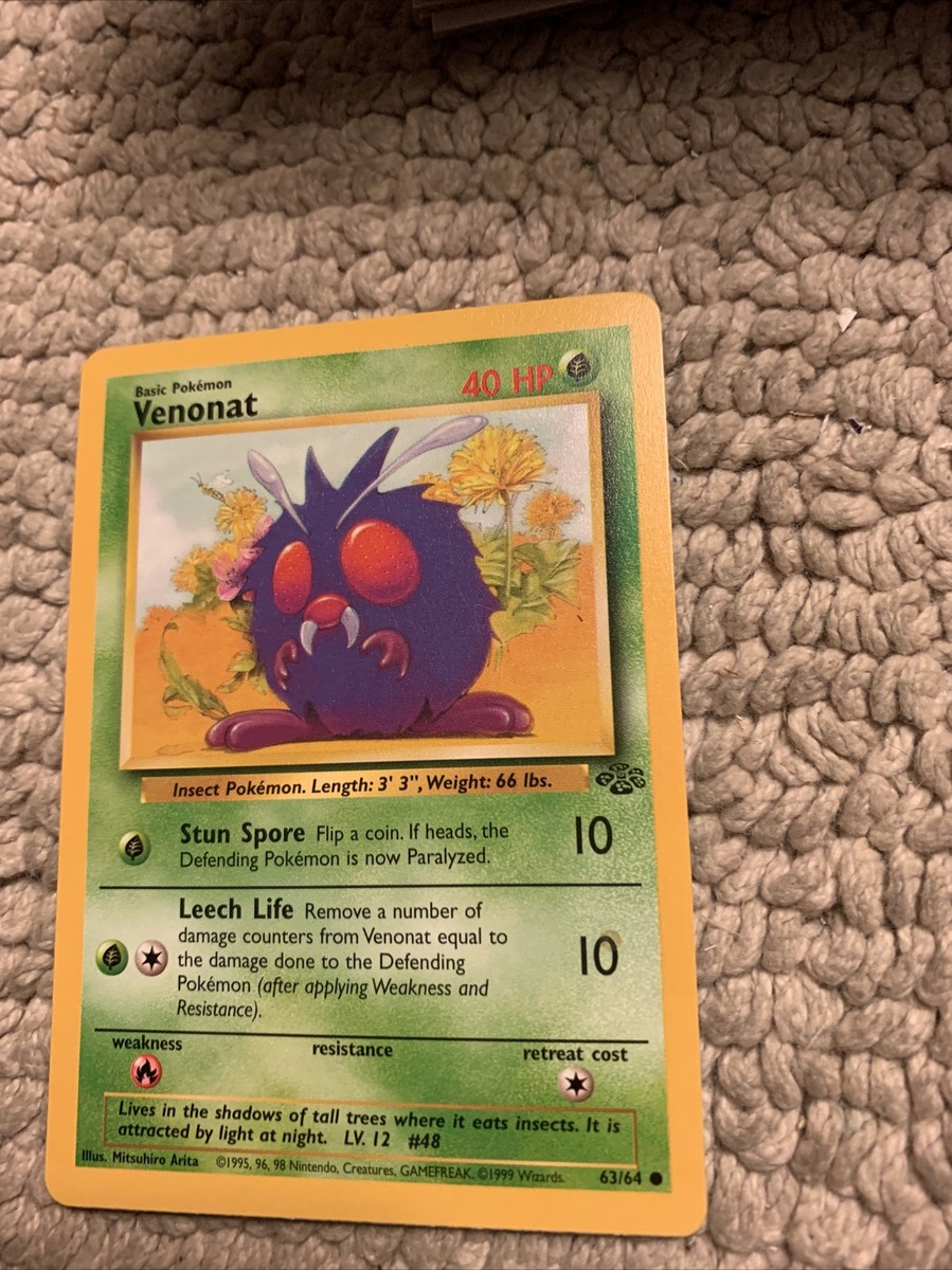 1995 venonat pokemon card value Over the Brick – Pokémon Found a line error 1st