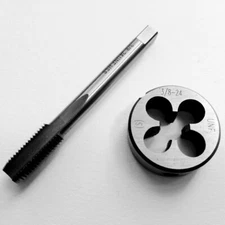 US Stock HSS 3/8-24 UNF Tap & 3/8-24 UNF Die Right Hand M914