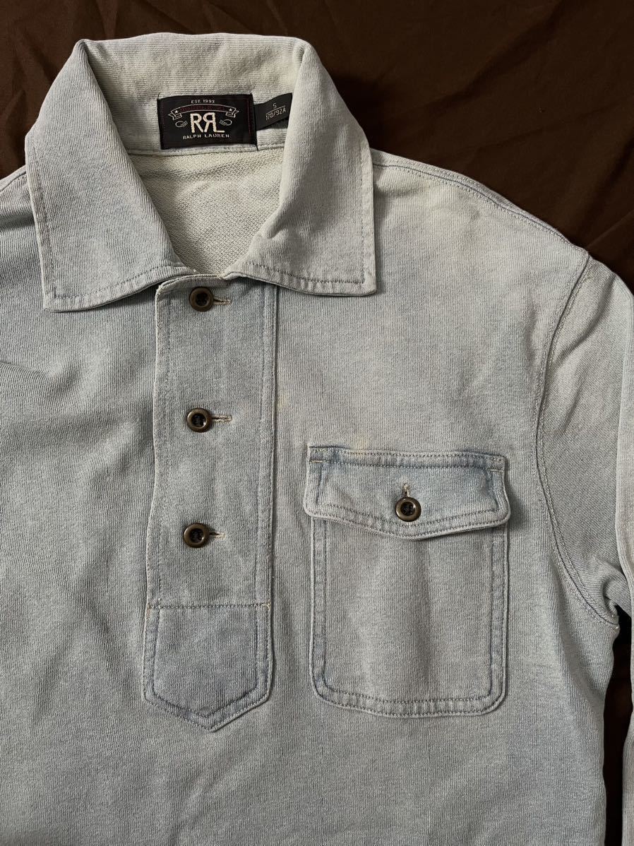 Masterpiece Rrl Indigo Dye Pullover Double Art Motonyin Metal 