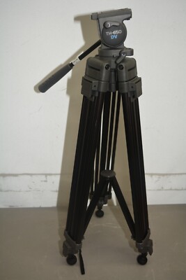 ^ Libec TH-650DV 2-Stage Aluminum Tripod & Video Pan Head (No Head Plate) #X1272