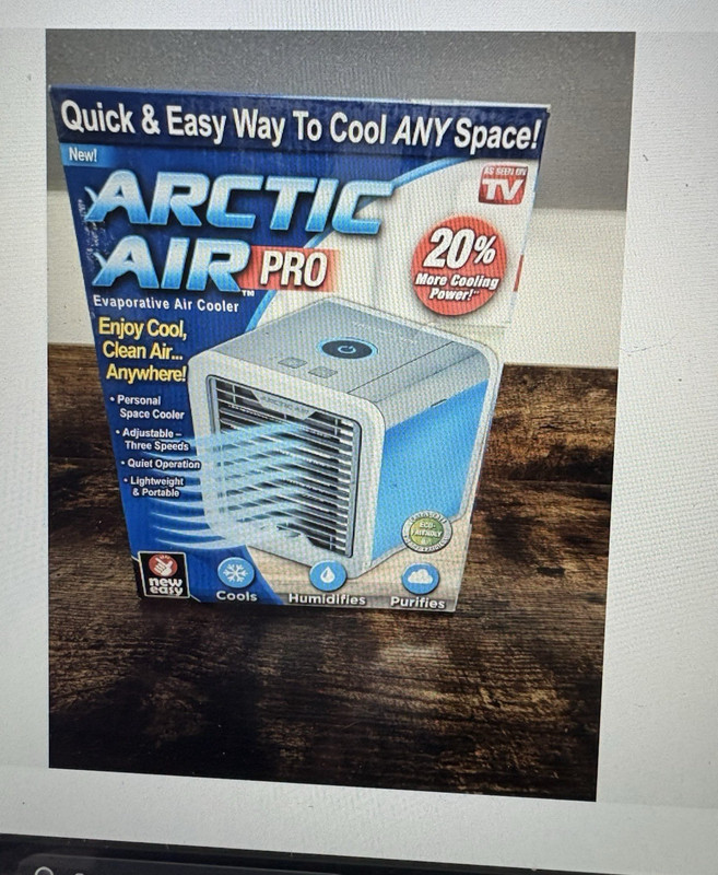 Arctic Air Pro Evaporative Air Cooler20% More Cooling Power standard Model
