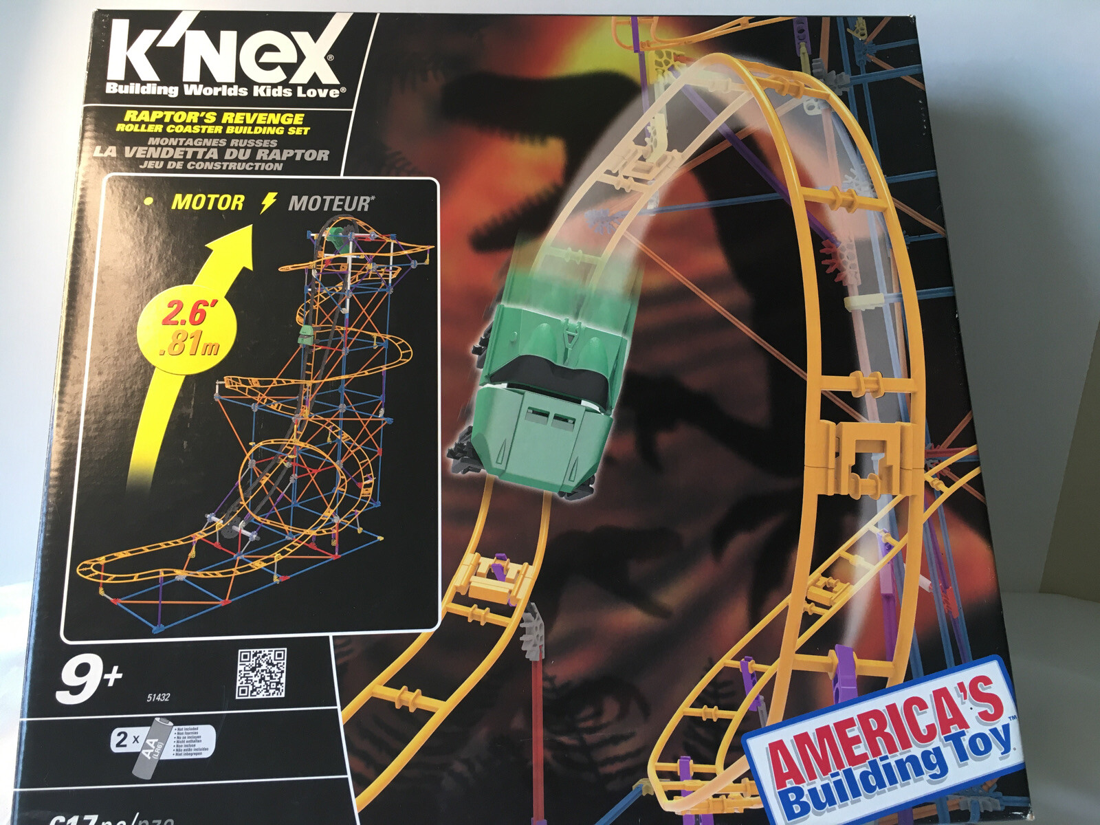 knex raptors revenge roller coaster