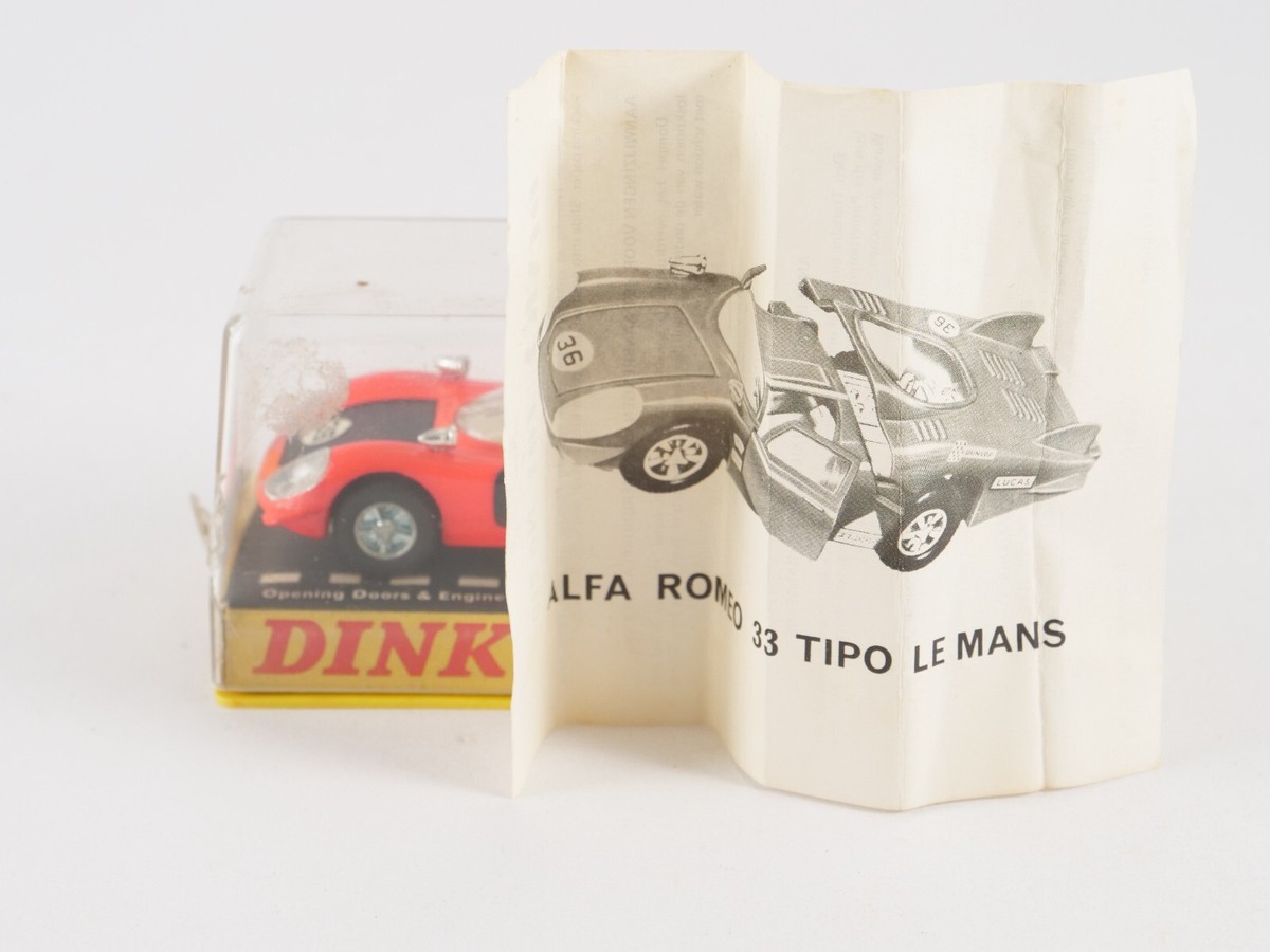 Dinky Toys GB N° 210 Alfa Romeo 33 Tipo le Mans Never