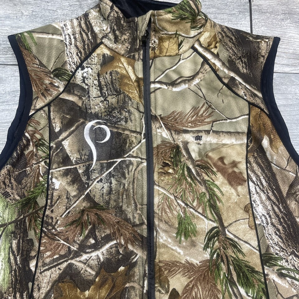 Women’s Prois Hunting Apparel Real Tree Camo Fleece Vest M eBay