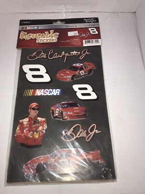 Dale Earnhardt jr. Reusable Stickers 12 PC | eBay