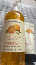CRABTREE EVELYN TAROCCO ORANGE EUCALYPTUS SAGE BATH SHOWER GEL SCRUB 33.8