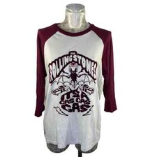 VTG 2002 Rolling Stones “Gas Gas Gas” USA 40 Licks Tour Raglan 3/4Baseball Tee L