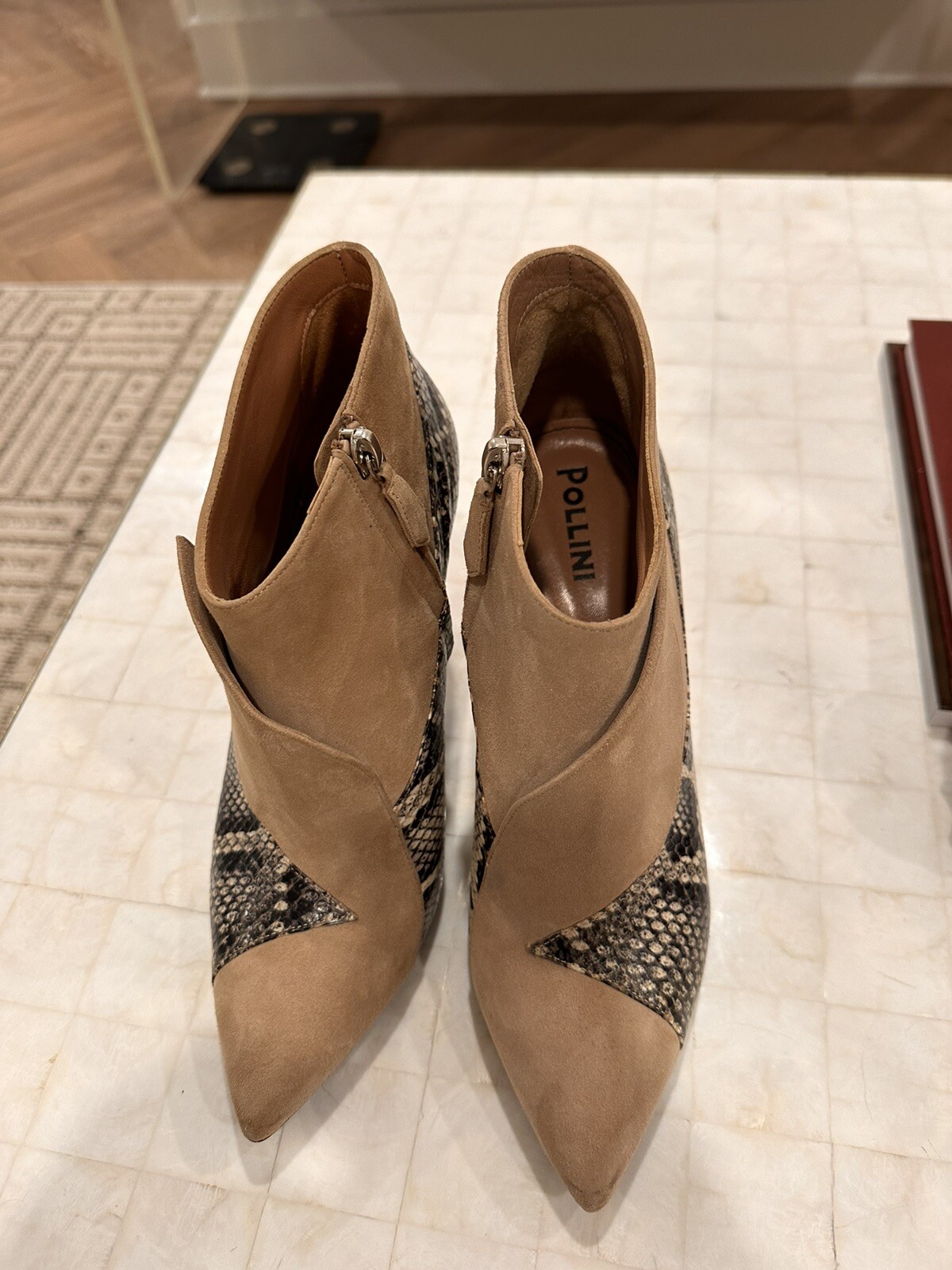 Pollini Suede Ankle boots - image 5