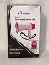Champion Sports 3 watt Mini Megaphone  Social Distancing Fun  New