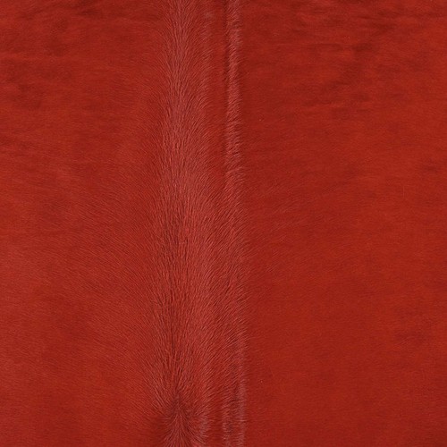 Red Dyed Cowhide Rug - Picture 2 of 4