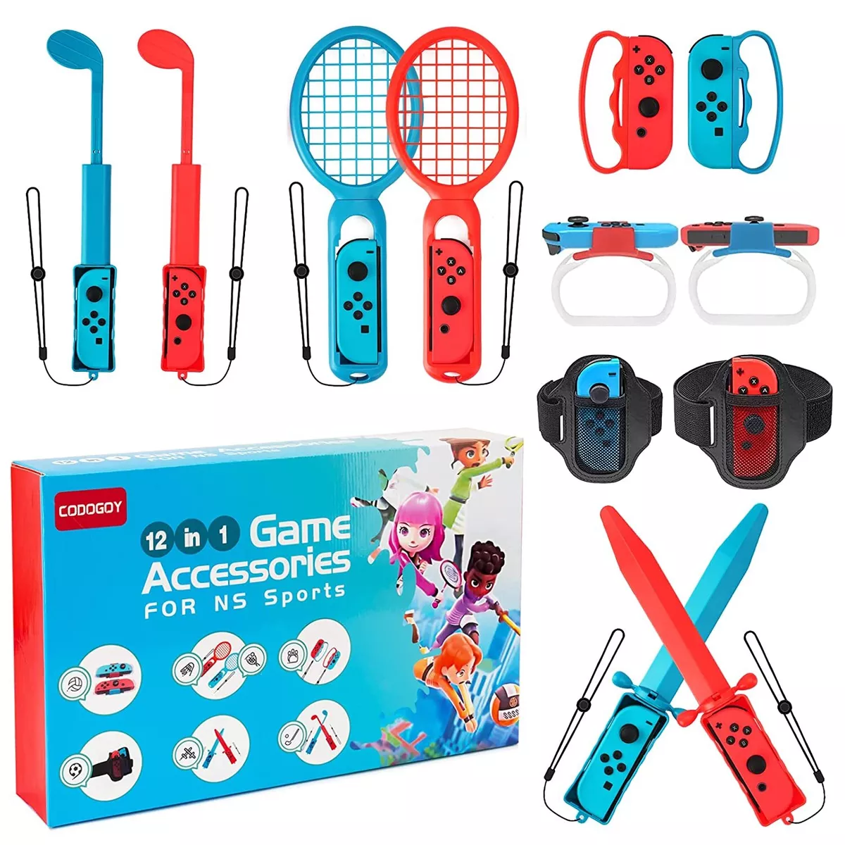 Jeux Switch PACK ACCESSOIRE Pour Switch Sports ®WHD© 11 en 1 Compatible  Bundle Pour Les Jeux de Sport Switch OLED Nintendo Switch - Cdiscount  Informatique